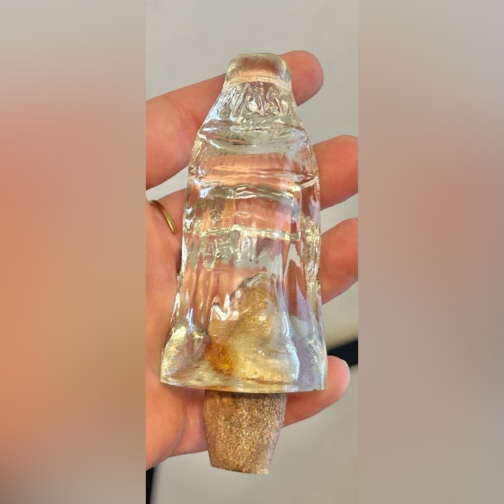 Vintage Pressed Glass Nativity Figurine Wise Man Cork Stopper Christmas Decor - Picture 6 of 13